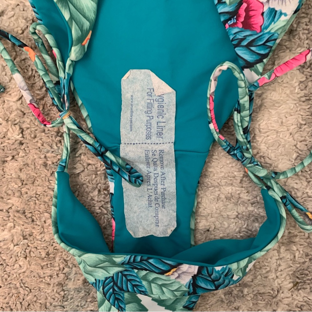 Mara Hoffman ‘Leaf Twist’ String Bikini Bottom Nw… - image 7